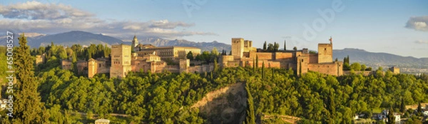 Obraz Alhambra panoramiczna 1