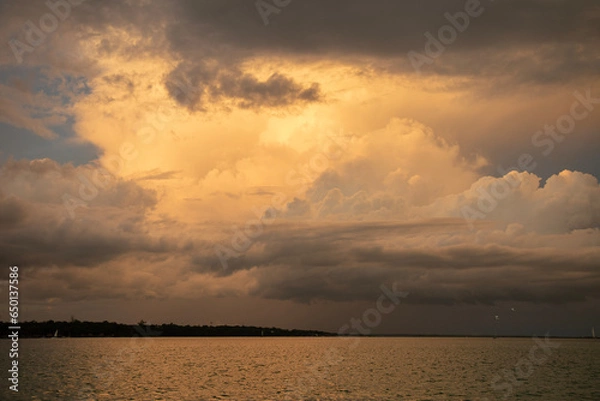 Obraz sunset lights in the clouds