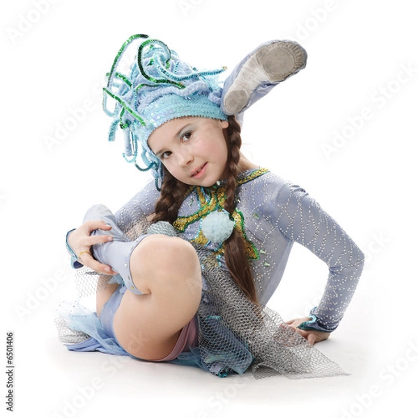 Obraz Devochka - an actor of the circus