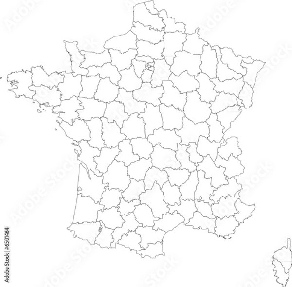 Obraz Francja w departamentach