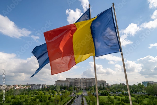 Fototapeta Romanian flag