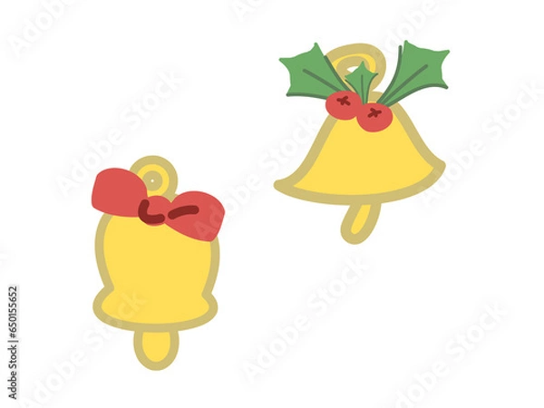 Fototapeta クリスマスのかわいいベル