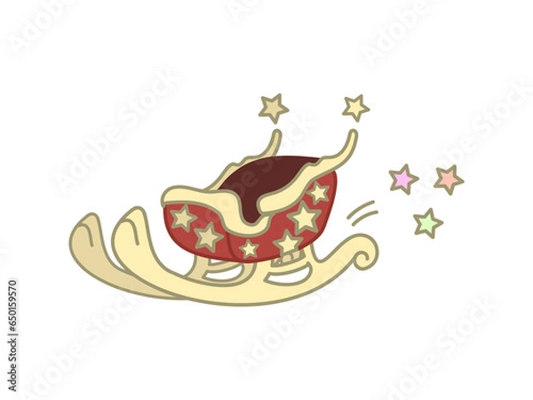 Fototapeta クリスマスのソリ