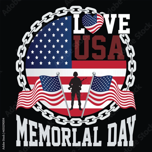 Obraz veterans day tshirt design art