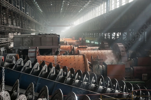 Fototapeta ore-dressing and processing enterprise