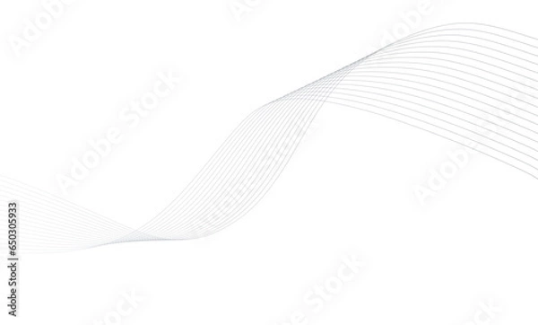 Fototapeta vector line wave background gradient 