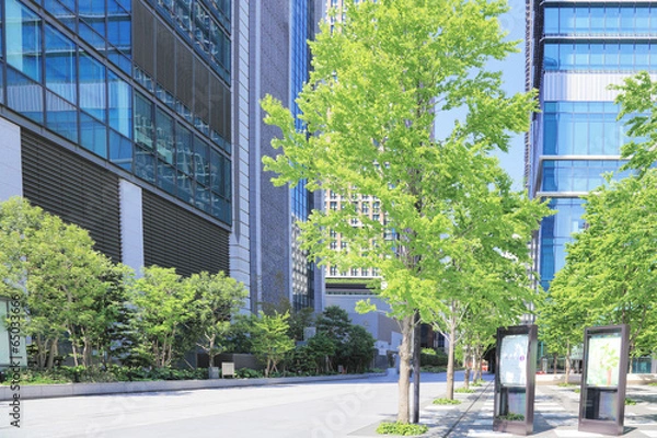 Obraz 丸の内のビル群