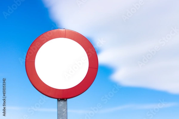 Obraz Prohibited traffic sign