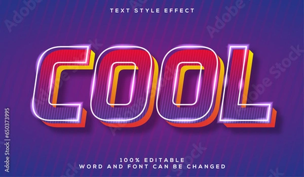Fototapeta Abstract purple text effect