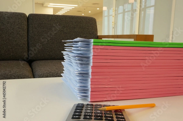 Fototapeta Document and conference papers