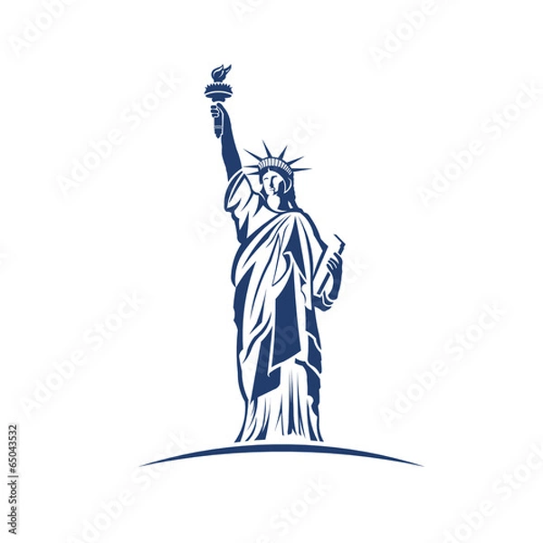 Obraz Statue of Liberty image logo