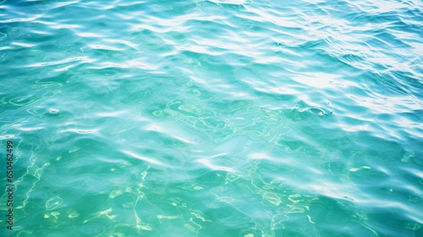 Fototapeta エメラルドグリーンの水面