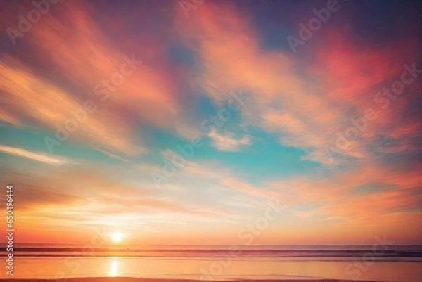 Obraz Sunset in the late afternoon