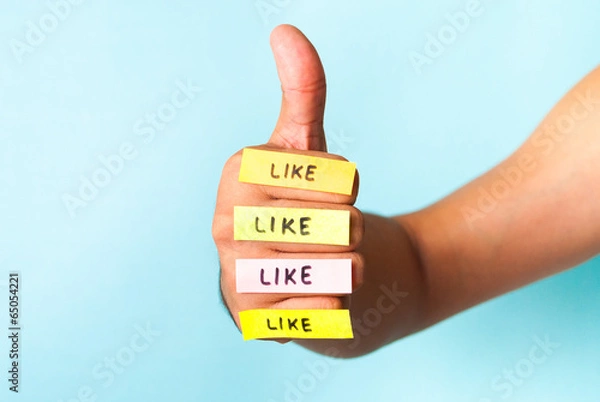 Obraz I like it four times