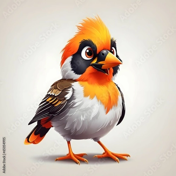 Obraz Oriole Bird Illustration AI Generative