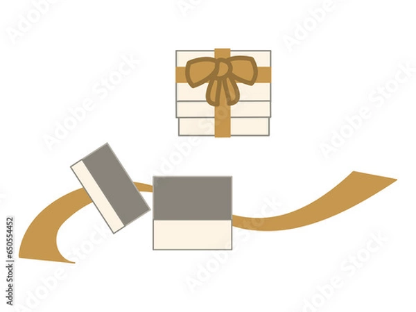 Obraz クリスマスのかわいいプレゼント