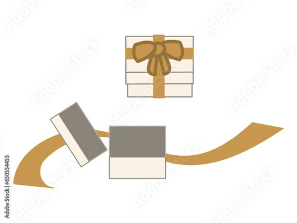 Fototapeta クリスマスのかわいいプレゼント