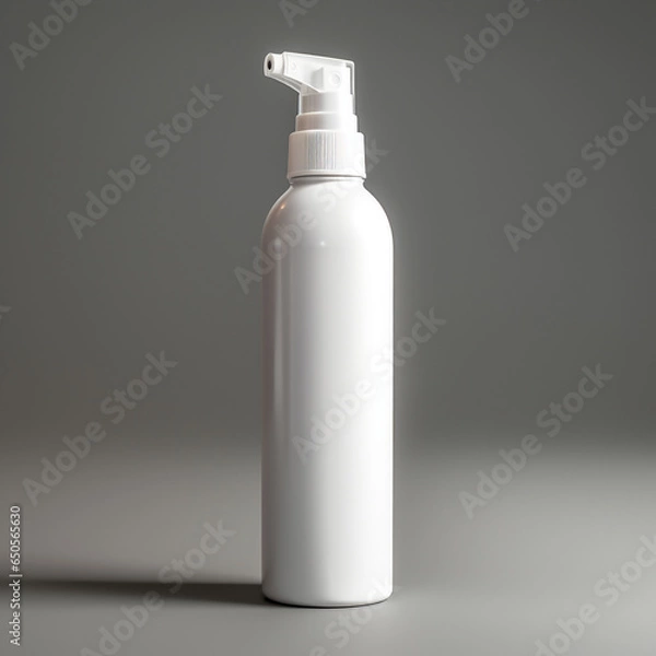 Obraz white plastic bottle for cent spray bottle