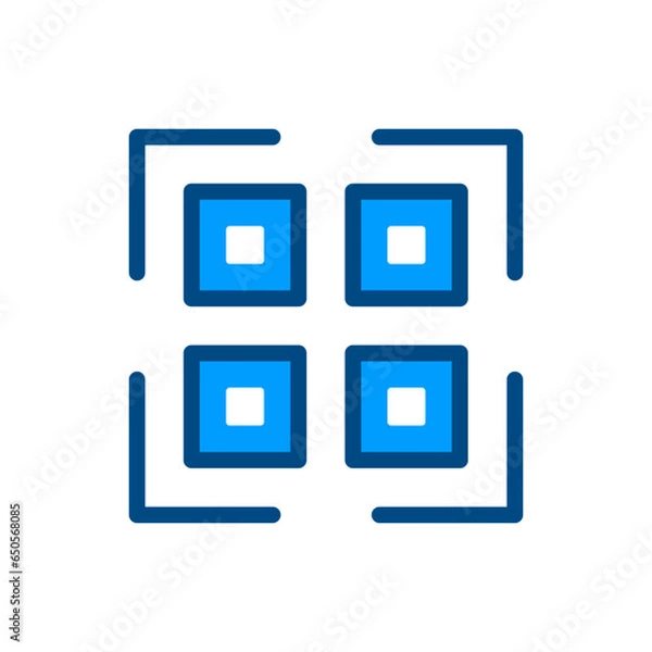 Fototapeta Qr Code Icon Illustrations Vector Graphics