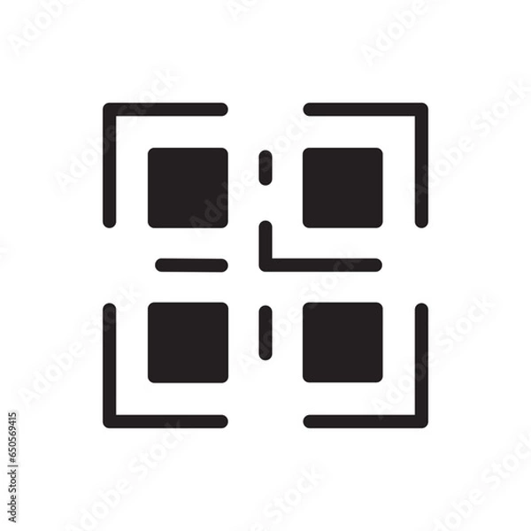 Obraz Qr Code Icon Illustrations Vector Graphics