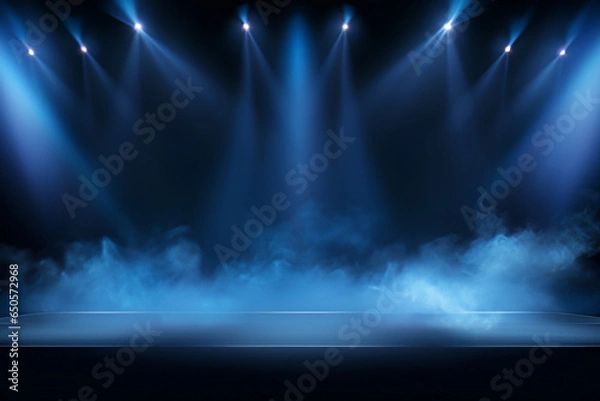 Fototapeta spotlight on stage