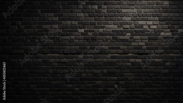Fototapeta Abstract dark brick wall texture background pattern, Wall brick surface texture.