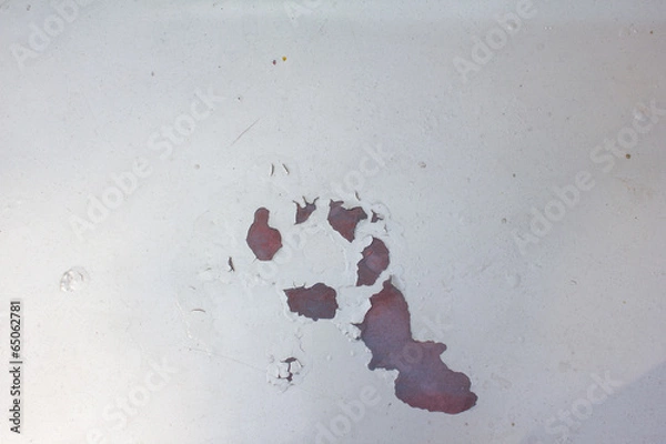 Obraz chipped paint car