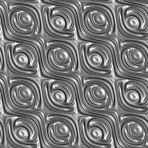 Fototapeta Metallic decor surface seamless background