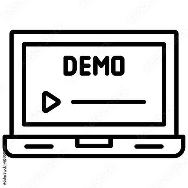 Obraz Demo Icon
