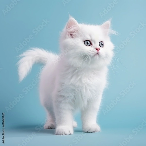 Obraz 白い子猫(white cute cat)