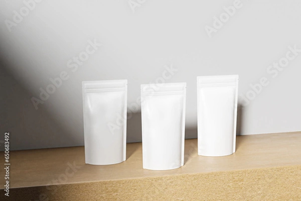 Fototapeta Pouch Packaging Mockups