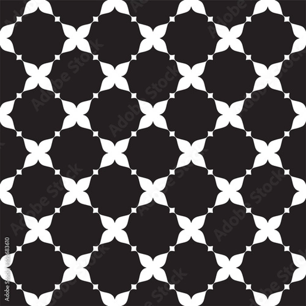 Fototapeta abstract seamless ornament pattern vector illustration