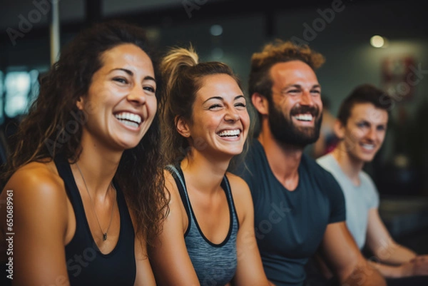 Obraz group of people in the gym