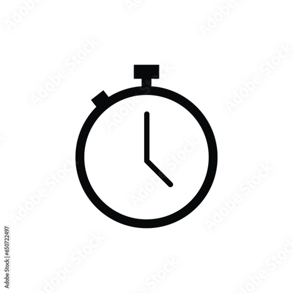 Fototapeta Stopwatch vector icon