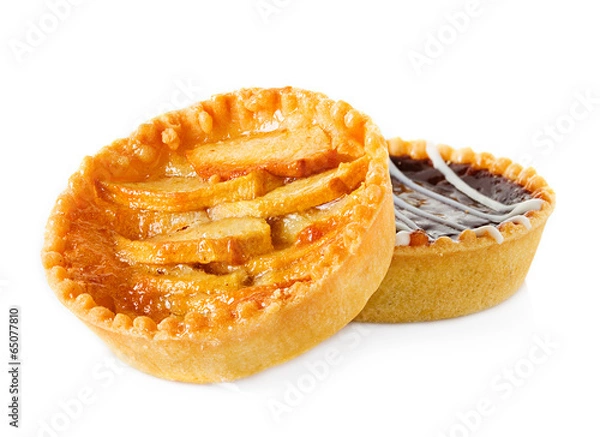 Obraz Tarts with apples and chocolate