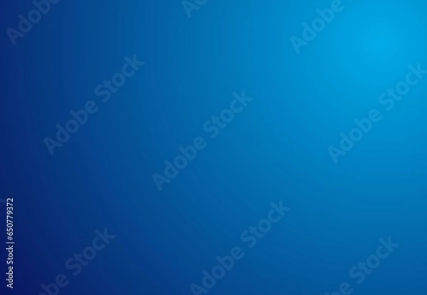 Fototapeta Blue radial gradient background. Abstract blue light blurred background. For Web and Mobile Apps, business infographic and social media, modern decoration, art illustration template design.