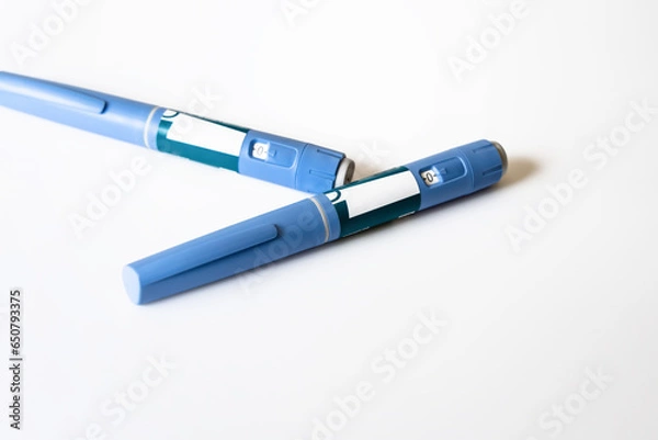 Obraz Ozempic Insulin injection pen or insulin cartridge pen for diabetics.