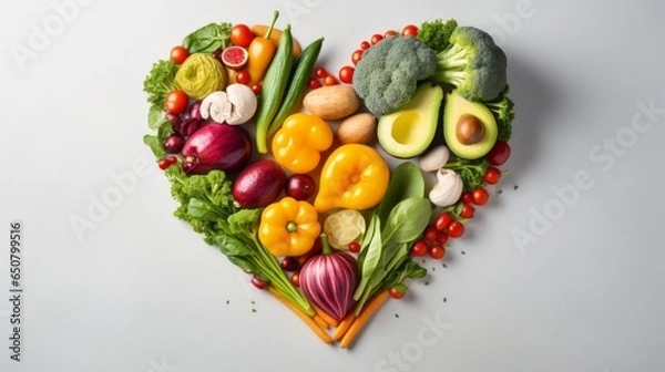 Fototapeta Nutritional knowledge, the key to a healthier you