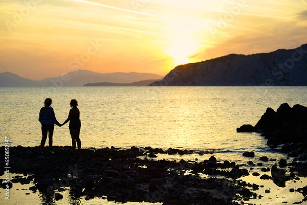 Fototapeta Donne e amiche