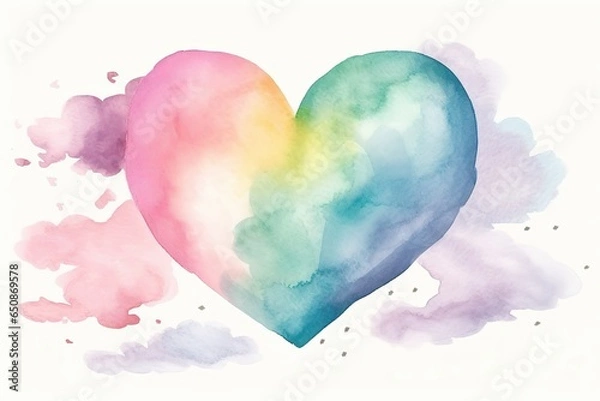 Fototapeta Happy Pride Day. Pride Month Concept. Pride Month Background. Pride Month Theme. Generative Ai.