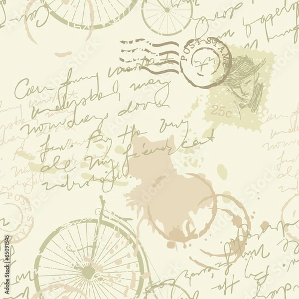 Obraz Vintage background or seamless pattern
