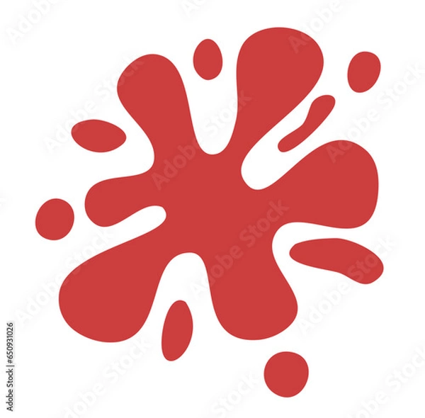 Obraz splash splatter abstract shape