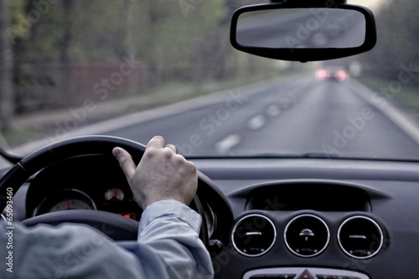 Obraz Prowadzić samochód