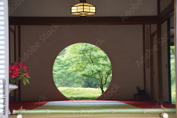 Obraz 明月院  円窓