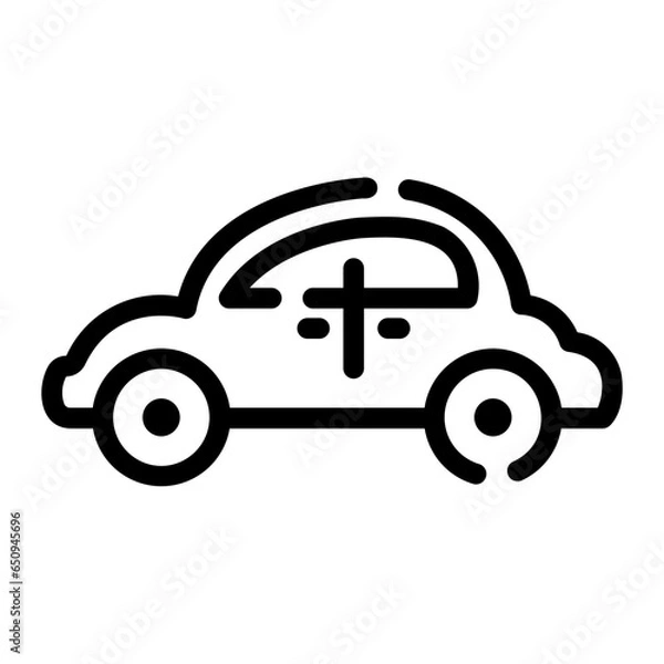 Obraz hand grenade Line Icon