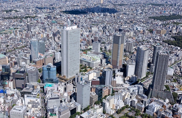 Fototapeta 池袋周辺・サンシャインビル・Aerial View