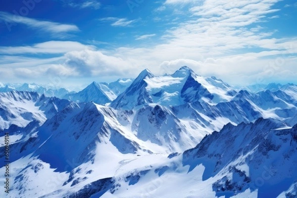 Obraz mountains in the snow