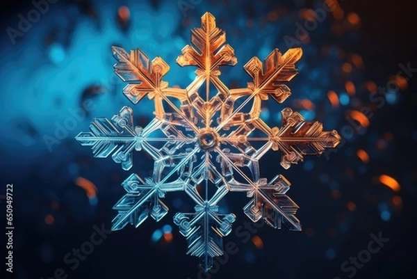 Obraz christmas snowflake