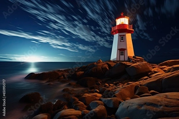 Obraz lighthouse on the coast