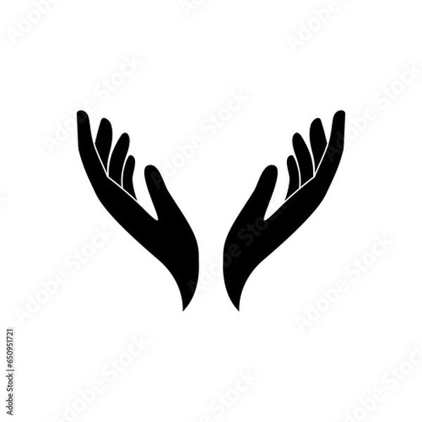 Obraz hand care vector logo